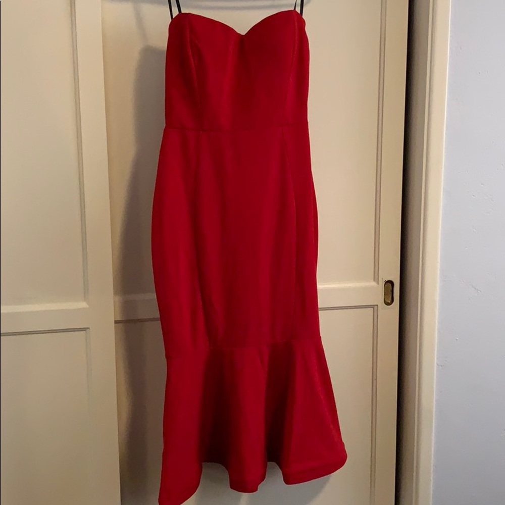 Red dress